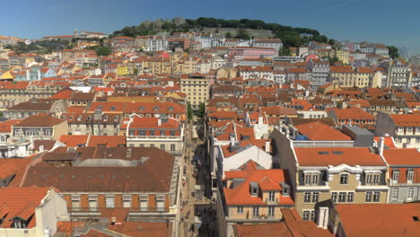 Straßen-Und-Häuser-Von-Lissabon,-Portugal