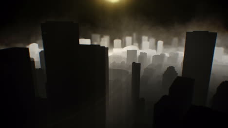 City-Infographic-BackgroundCity-infographic-background-looped-with-fog-over-city-night-scene-camera-fly-through4k-uhd-,-looped