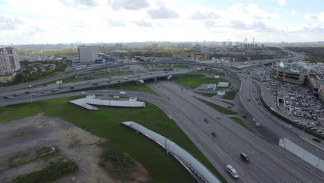 Moscow-highway-with-interchanges-aerial-view