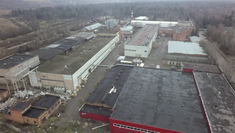 Aerial-shot-of-industrial-facilities