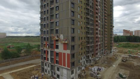Multistorey-house-under-construction-aerial-view