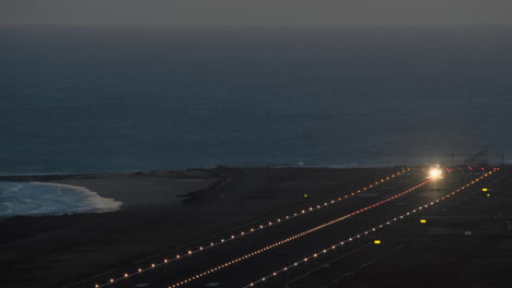 The-plane-takes-off-at-night