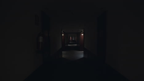 Walking-through-the-long-empty-hotel-corridor