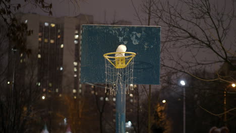 Basketball-backboard