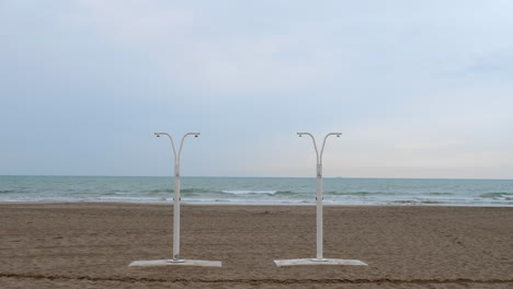 Shower-racks-on-the-beach