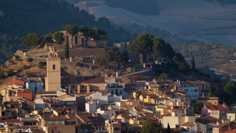 Scene-of-Polop-town-with-houses-and-old-landmarks-Spain