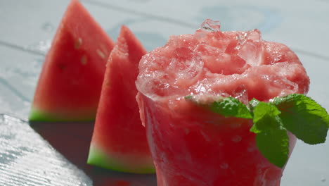 Watermelon-dessert-with-ice