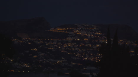 Night-Lights-of-a-Small-Spanish-Town