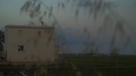 Small-rural-house-in-the-evening