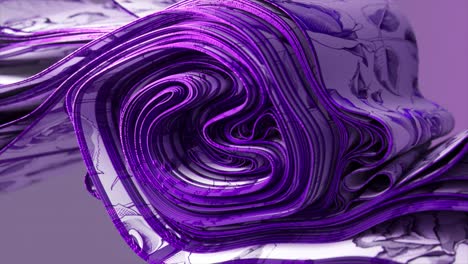 A-Purple-and-White-Fabric-Swirl-with-Intricate-Patterns-Creates-a-Mesmerizing-3D-Animation