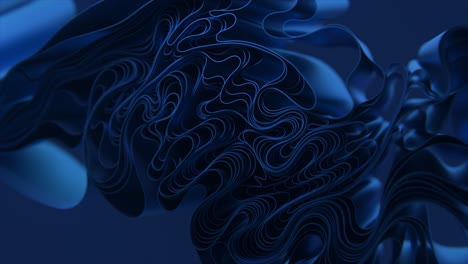 Tiefblaue-Wellen-Und-Wirbel-Erzeugen-Ein-Ruhiges-Und-Fließendes-Abstraktes-Design,-Das-An-Die-Tiefen-Des-Ozeans-Erinnert