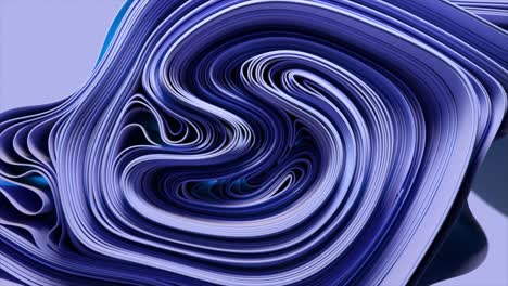 Elegante-Blaue-Abstrakte-3D-Wirbelwelle-Im-Minimalistischen-Stil-Mit-Ultramarinen-Farbtönen-3D-Animation
