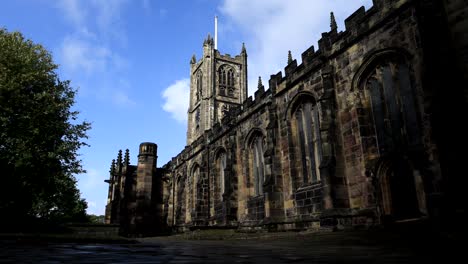 Lancaster-Priory-Church-and-blue-sky