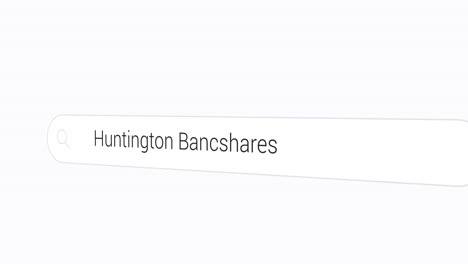 Buscando-Acciones-Bancarias-De-Huntington-En-El-Motor-De-Búsqueda