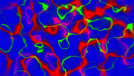 Neón-Resplandor-Líneas-Resumen-Bucle-3d-Animación-Partícula-Células-Sanguíneas-Luz-Movimiento-Gráficos-Garabato-Arterias-Vena-Energía-Fondo-Efecto-Visual-Color-Líquido-Arte-4k-Lima-Azul-Rojo