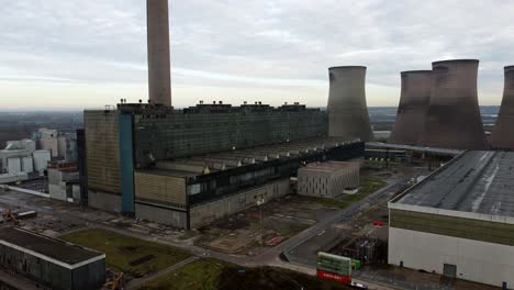 Fiddlers-Ferry-power-station-establishing-aerial-view-remains-of-demolished-development