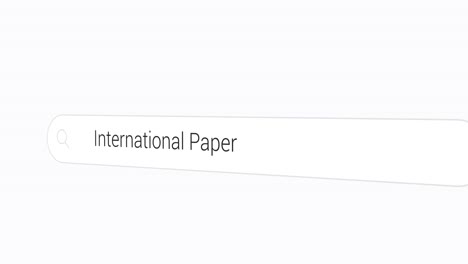 Searching-International-Paper-on-the-Search-Engine