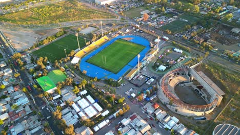 La-Pintana-Stadium,-Santiago-commune,-metropolitan-region-of-Chile