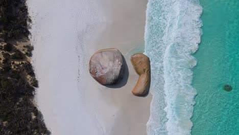 Die-Berühmten-Felsen-Am-Little-Beach,-Albany,-Westaustralien