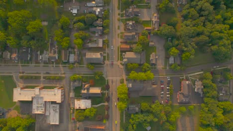 Extreme-Birds-Eye-view-of-an-intersection-of