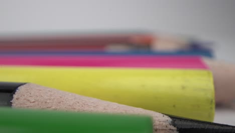 Close-up-of-Black-Pencil-Amidst-Colorful-Ones