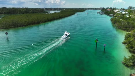 Experience-the-epitome-of-coastal-sophistication-with-our-aerial-footage-capturing-Florida's-teal-colored-waters,-radiant-sunshine,-and-stunning-waterfront-properties