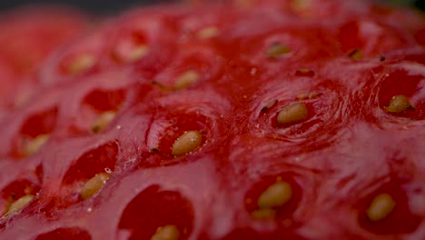 Macro-shot-of-strawberry-texture