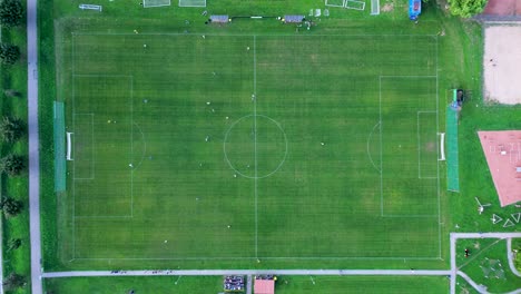 a-view-from-above-of-the-field-where-footballers-play-football
