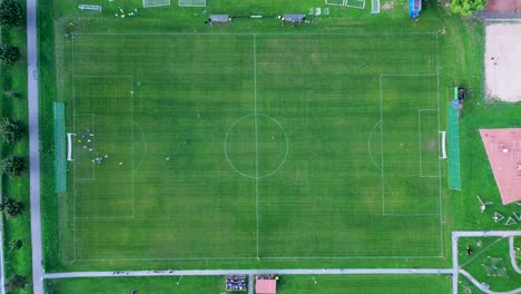 bird's-eye-view-of-the-soccer-field-where-soccer-is-played