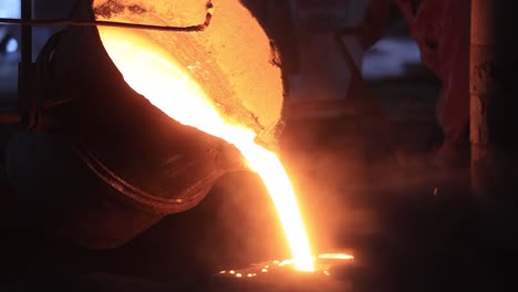 pov-shot-high-degree-Celsius-melting-iron-and-pouring-it-into-the-mold
