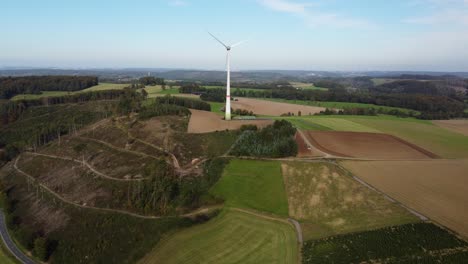 Aerial-view-of-wind-turbine