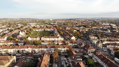 London-Suburbia-Aerial-View:-Residential-District-Drone-Footage