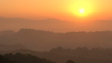 Sunrise-over-hills-and-mountains