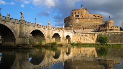 Castel-Sant-Angelo-En-Roma,-Italia