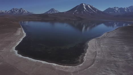 Lake-Miscanti-volcanic-lake-in-national-reserve,-Antofagasta-Region,-Bolivia