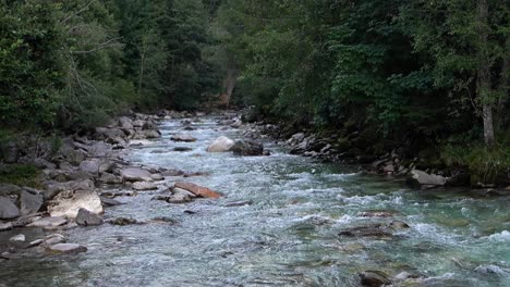 Ruhiger-Flusslauf:-Ruhige-Natur-Mit-Sanfter-Steinliebkosung