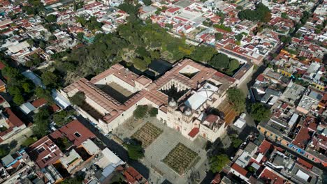 Tempel-In-Oaxaca,-Mexiko-Stadt