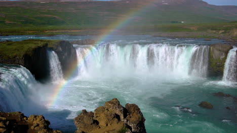 The-Godafoss-waterfall-in-north-Iceland.