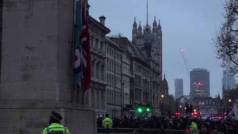 Behind-the-Cenotaph-along-Whitehall-British-jews-gathered-to-protest-against-antisemitism