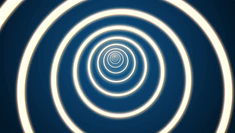 Abstract-circle-tunnel-futuristic-portal-glowing-colourful-neon-led-screen-ring-on-dark-background-3D-animation-visual-effect-optical-illusion-4K-navy-white