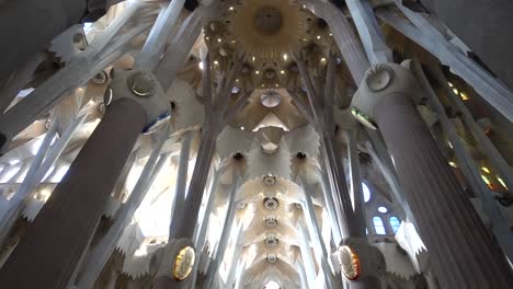 Decoración-De-La-Iglesia-De-La-Sagrada-Familia.-Barcelona,-España