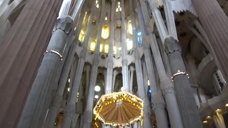 Dekoration-Der-Kirche-Sagrada-Familia.-Barcelona,-Spanien