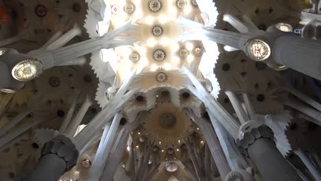 Decoración-De-La-Iglesia-De-La-Sagrada-Familia.-Barcelona,-España