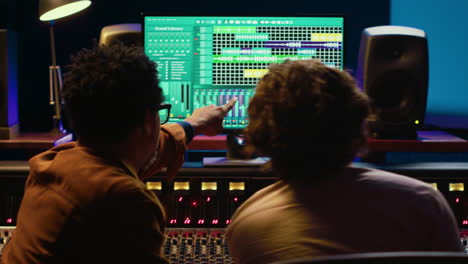Diverse-people-processing-and-mixing-sounds-on-audio-console