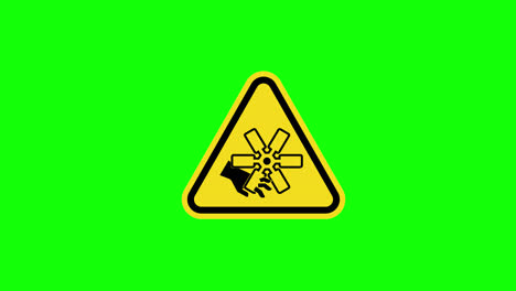 A-yellow-triangle-warning-Caution-Hand-Crush-Sign-icon-concept-animation-with-alpha-channel