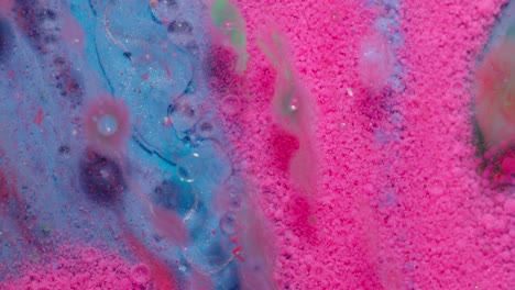 Farbenfrohe-Rosa-Blaue-Blasenoberfläche-Tapetenthemen-Hintergrund,-Mehrfarbiges-Weltraumuniversum-Konzept