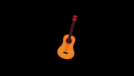 Eine-Gitarre-Mit-Einer-Saite-Darauf-Symbol-Konzept-Animation-Mit-Alphakanal