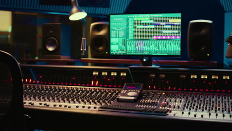 Empty-control-room-professional-studio-used-in-music-recording-industry