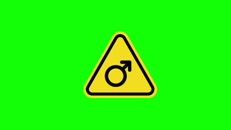 yellow-triangle-No-Male-Symbol-sign-icon-concept-animation-with-alpha-channel