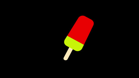 Popsicle-farbiges-Eiscreme-Symbol-Konzept-Loop-Animationsvideo-Mit-Alphakanal